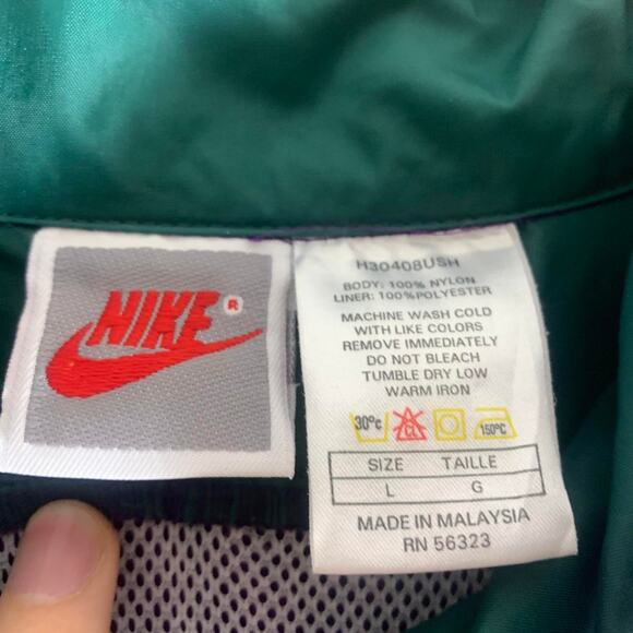 vintage 1993 NIKE MEMPHIS ST JUDE CHILDRENS HOSPITAL 10K RACE windbreaker jacket - Picture 5 of 7